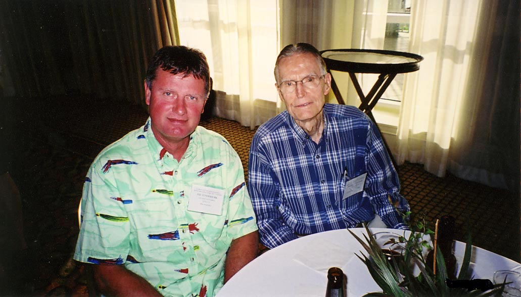 Joe Funderburk with Harold Denmark