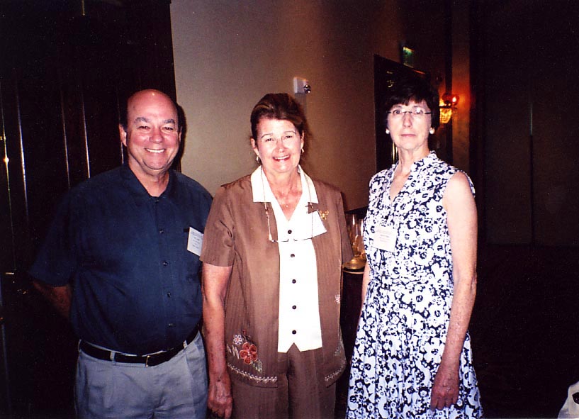 Joe Eger and Jackie Miller with Pioneer Award Lecturer, Jan Peters