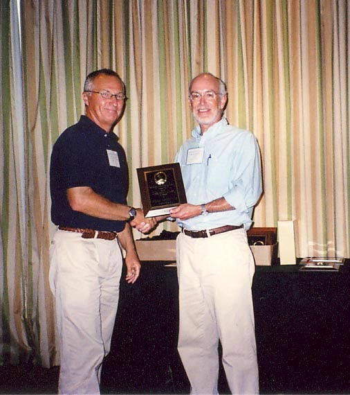 Steve Lapointe receives 2009 Achievement Award for Research from Scott Ferguson